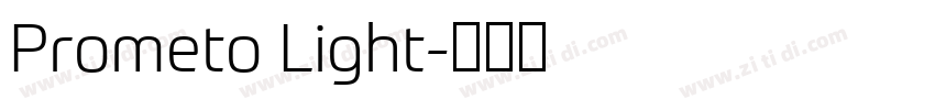 Prometo Light字体转换